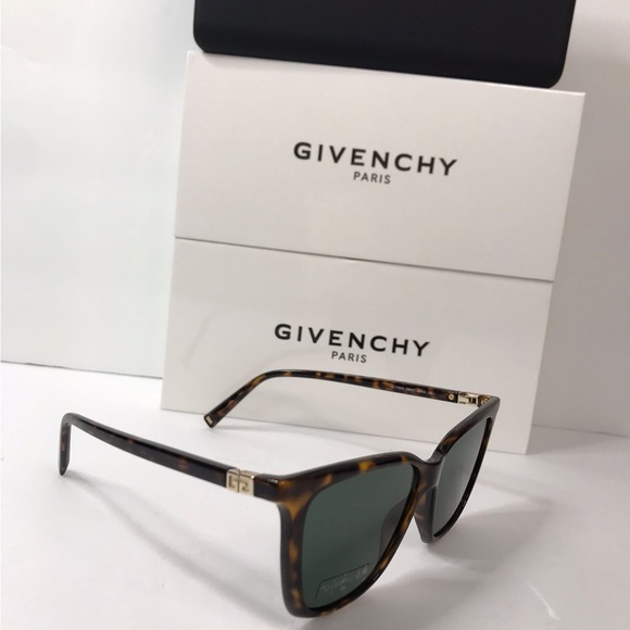 Authentic GIVENCHY GV7160/S 086QT DARK HAVANA GREEN CAT EYE SUNGLASSES. 55mm - Picture 9 of 15